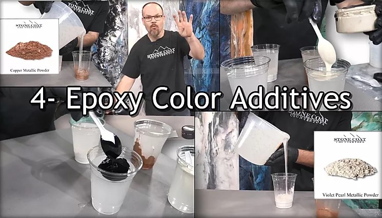 Choosing Colors for Epoxy Table Top DIY Project